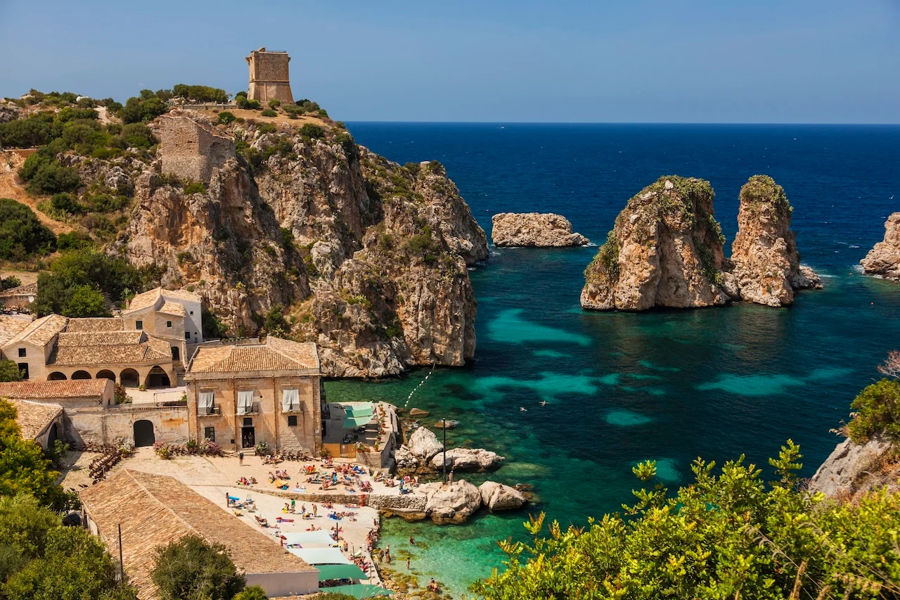 Sicilian coastline